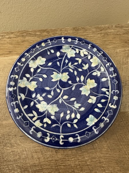 "Plato de postre para ensalada World Market 8"" Blue Vines" 