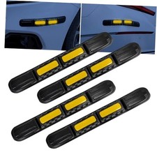 4Pcs Car Bumper Guard Strip, Universal Front Rear Bumper Protector Anti Yellow