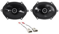 Kicker 6x8" Rear Factory Speaker Replacement Kit Harness For 1997-98 Ford F-150