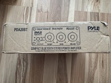 Pyle PDA20BT Compact Bluetooth Stereo Power Amplifier - New Open Box