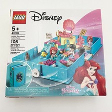 Disney Lego Ariel’s Storybook Adventures 43176 Age 5+ Complete w/ Box