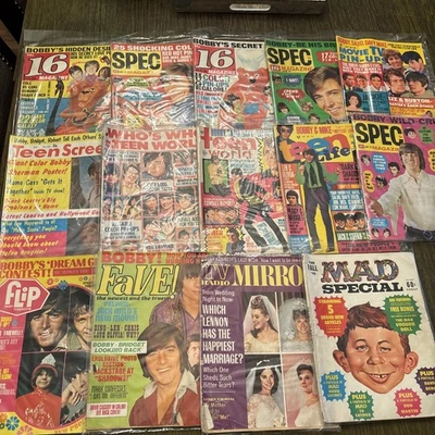 VINTAGE MAGAZINES 16 SPEC MAD FLIP Mod Squad/Beatles/Byrds etc. - Image 1 of 4