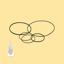 Aceite de correa = Kit 5 para Panasonic SC-AK 17 Compact System  			