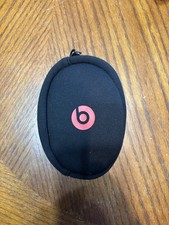 Genuine Beats by Dr. Dre Headphones Solo 2/3 Black  Red Carrying Travel Case