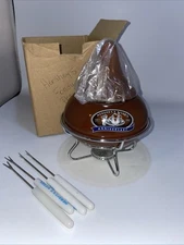 Hershey's Kisses Chocolate 50th Anniversary Dessert Brown Fondue Set
