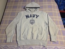 Champion Reverse Weave US Navy Issued United States Naval Hoodie Sweatshirt VTG