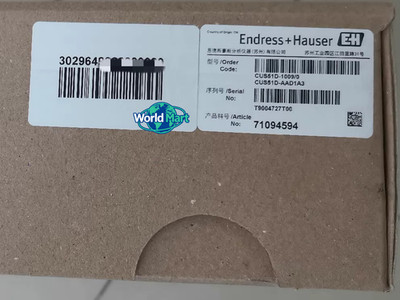 Brand new Endress+Hauser E+H CUS51D-AAD1A3 Turbidity Probe CUS51D-AAD1A3