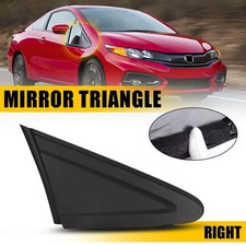 Right Passenger Mirror Corner Molding Pillar Fender Trim For Honda Civic 2012-15