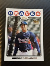 2008 Topps - Gregor Blanco #468 RC Atlanta Braves 