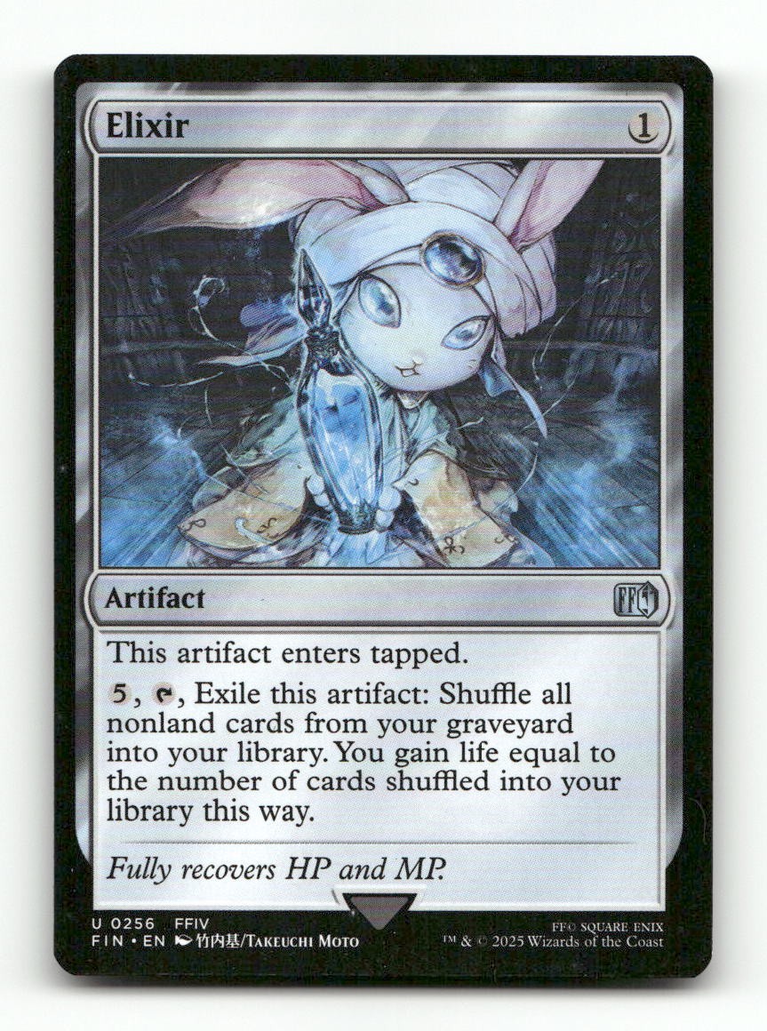 Elixir 256 Uncommon FINAL FANTASY Magic: The Gathering Lightly Played