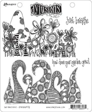 Dyan Reaveley's Dylusions Cling Stamp Collections 8.5"X7"-Just Breathe