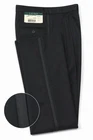 New Men's Lauren Ralph Lauren Black Tuxedo Pants Wool Short Rise 33" Waist