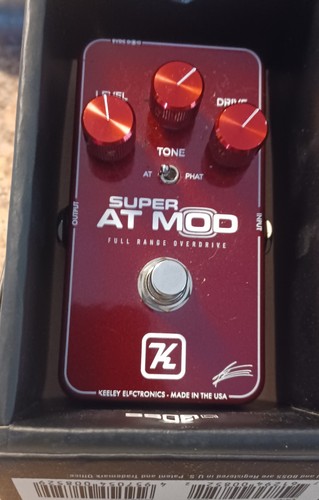 Keeley Super AT Mod full range overdrive pedal
