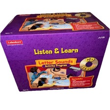 Lakeshore Learning Listen & Learn CD Activity Program  JJ131 Letter Sounds