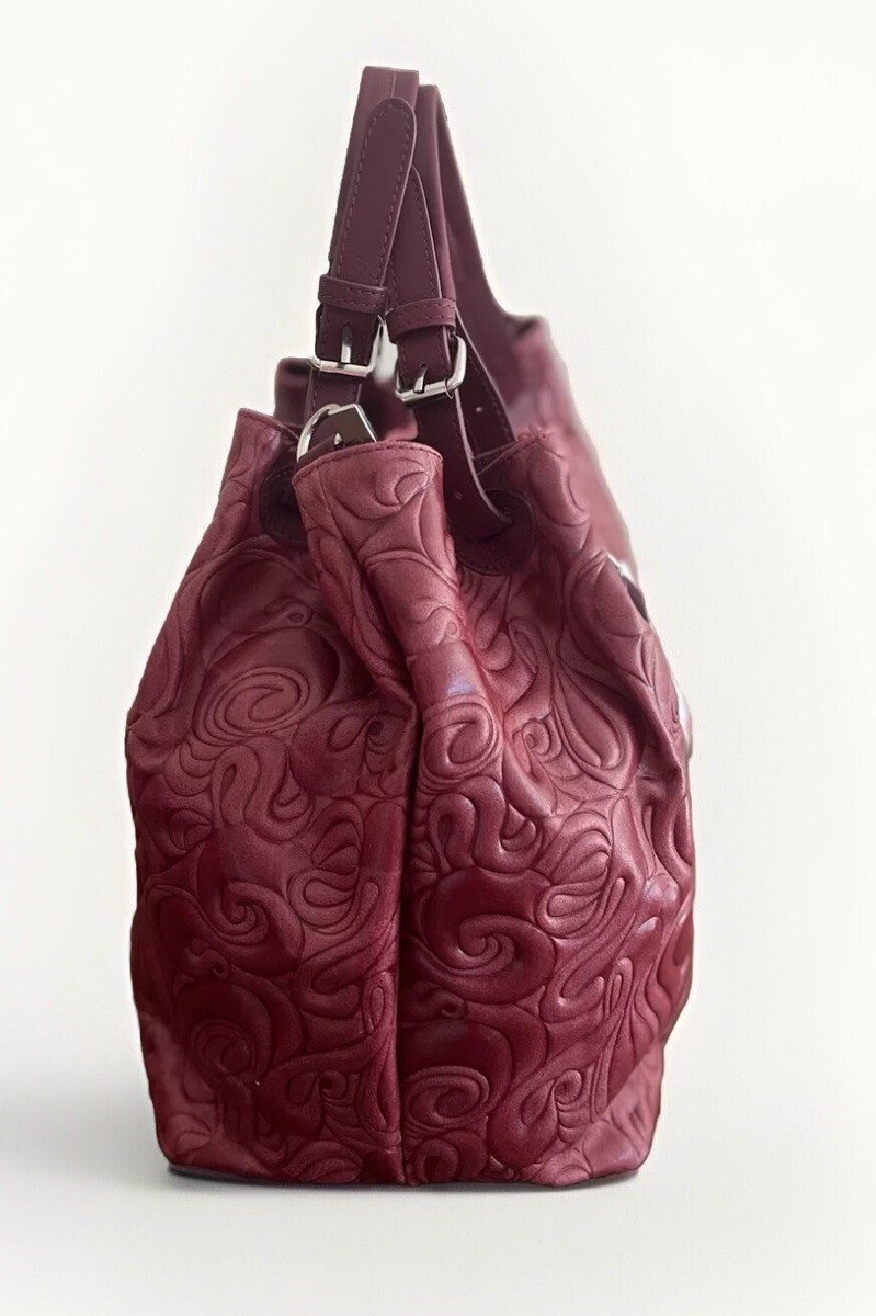 ISADORA ￼ Italian Leather Jumbo Handbag /￼ Shoulder Bag $199 | eBay