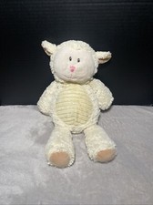 Toys R Us Lamb Plush Cream White Sheep Ribbed Tummy 14" Stuffed Animal Alley Pet