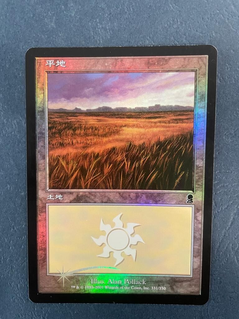 MTG FOIL 平地 UST 英 MTG JAPANESE FOIL ODYSSEY PLAINS NM MAGIC THE GATHERING #331