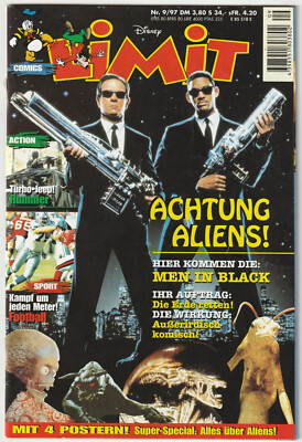   LIMIT #9/1997 Men in Black ohne Beilage/Poster, Ehapa/Disney COMICHEFT Z2
