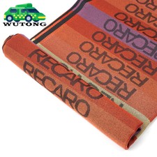 Orange Jdm Recaro Fabric Cloth For Car Seat Panel Armrest Decoration 1m1.6m