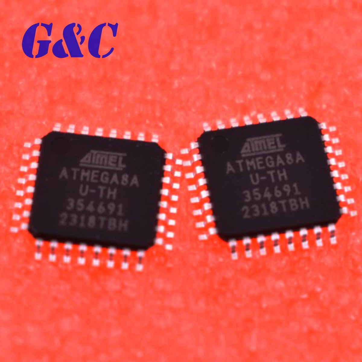 ATMEGA8A Microcontroller 10-Pack ATMEGA8A-AU MCU IC Chips - TQFP-32 ...