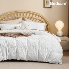 Bedsure Boho Duvet Cover - Duvet Cover for All Seasons, Embroidery Duvet Cover