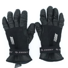 SWANY Flexor Ski Gloves Black Leather Winter Gloves Women  s in Large