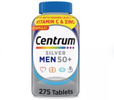 275 ct. Centrum Silver Multivitamins for Men Over 50, Multimineral Supplement