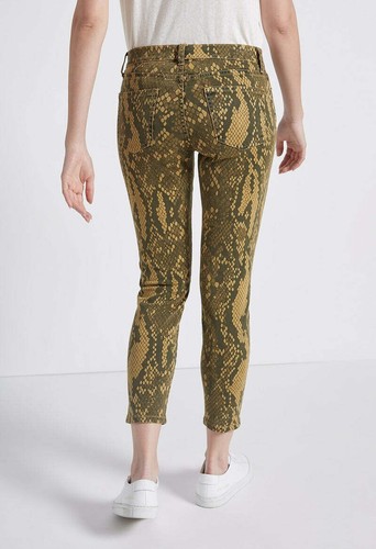 Current Elliott The Stiletto Jeans Large Burmese Python Five-pocket Size 26 NEW