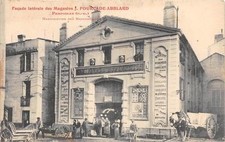 CPA 66 PERPIGNAN FACADE LATERALE DES MAGASINS J.FOURCADE ABBLARD MANUTENTION DES