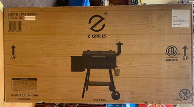 Z GRILLS ZPG 550B2 2024 Upgrade Wood Pellet Smoker, 8 in 1 BBQ Grill **