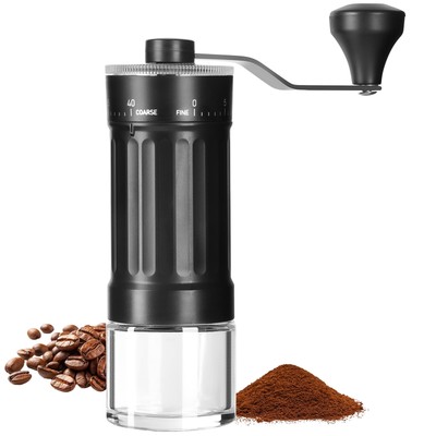 Manuelle externe Kaffeemühle verstellbar mit Hochpräzisionseinstellung auf 40 Ni...