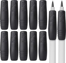Mr. Pen Black Silicone Pencil and Grip, 12 Pack, Ideal for 