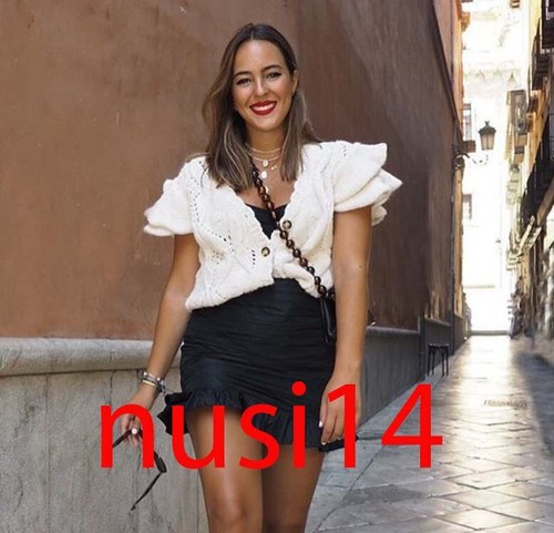 Zara Nuova Donna Maglia canotta con volant arricciato TOP ECRU S, M, L  1822/103 | eBay
