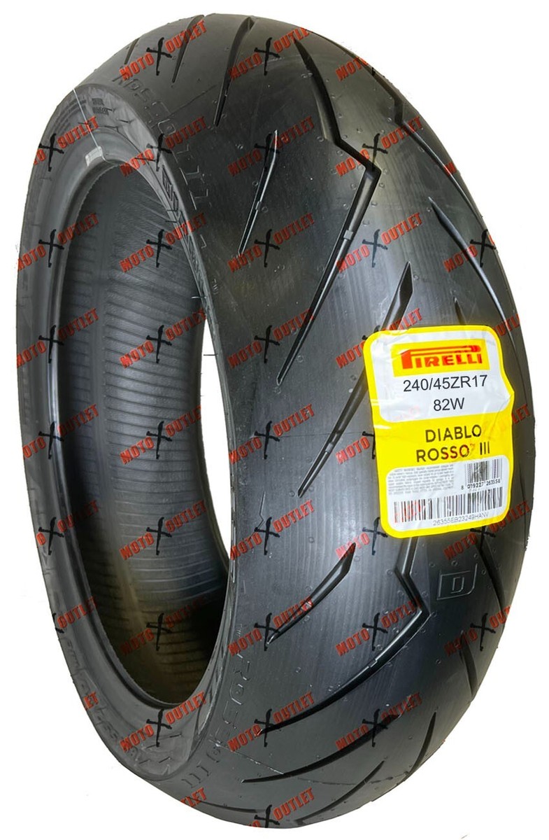 Pirelli Diablo Rosso III 240/45ZR17 Rear Tire Motorcycle 240 45 17