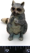Schleich Racoon Standing Up Figure Toy Figurine Animal Miniature Critter