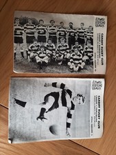 CARDIFF RFC, WALES HOME RUGBY PROGRAMMES 1975 