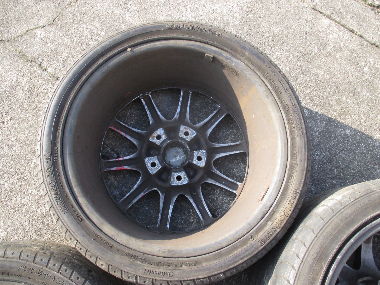Porsche 911 986 Boxster 993 996 GT3 Felgen Wheels BBS 7.5x18 ET50 and ...