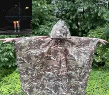 Tactical military poncho anti thermal imaging cloak camouflage tent for zsu🇺🇦