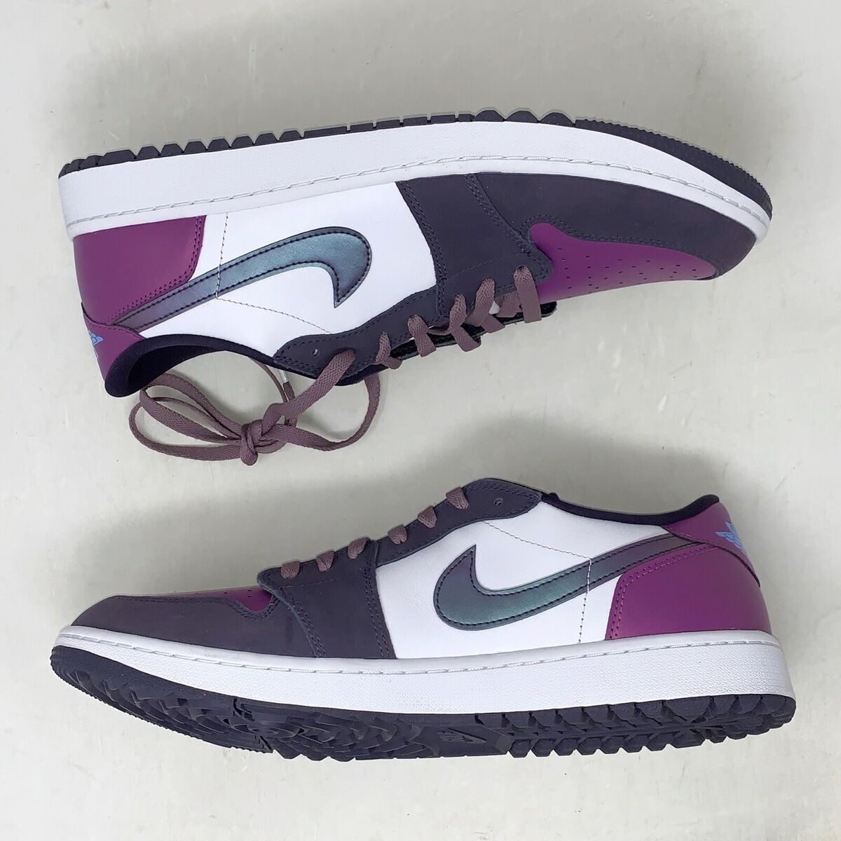 Air Jordan 1 Low Smoke Purple Golf Shoes, Size 14 BNIB Air Jordan 1 Low Smoke Purple Golf Shoes, Size 14 BNIB