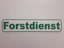 Forstdienst  31,5x7cm