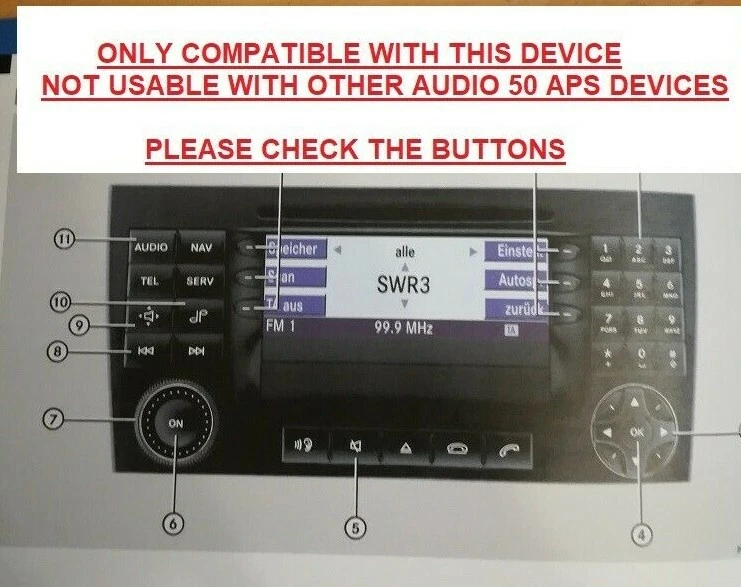 Mercedes-Benz Navi CD Set AUDIO 50 APS NTG2 EUROPA 2017/2018 A1698270700 - Bild 2 von 4