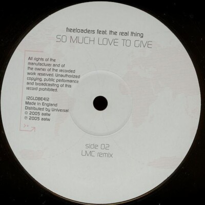 Freeloaders The Real Thing So Much Love To Give 12