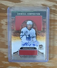 2020-21 Upper Deck The Cup Alexander Barabanov Auto Chemical Composition CC-AB