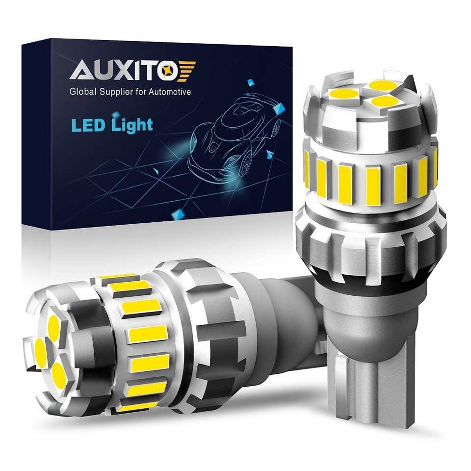 AUXITO T15 LED Backup Light Bulbs For Toyota Camry - Bright White 6000K, 1500 Lumens, 2 Pack