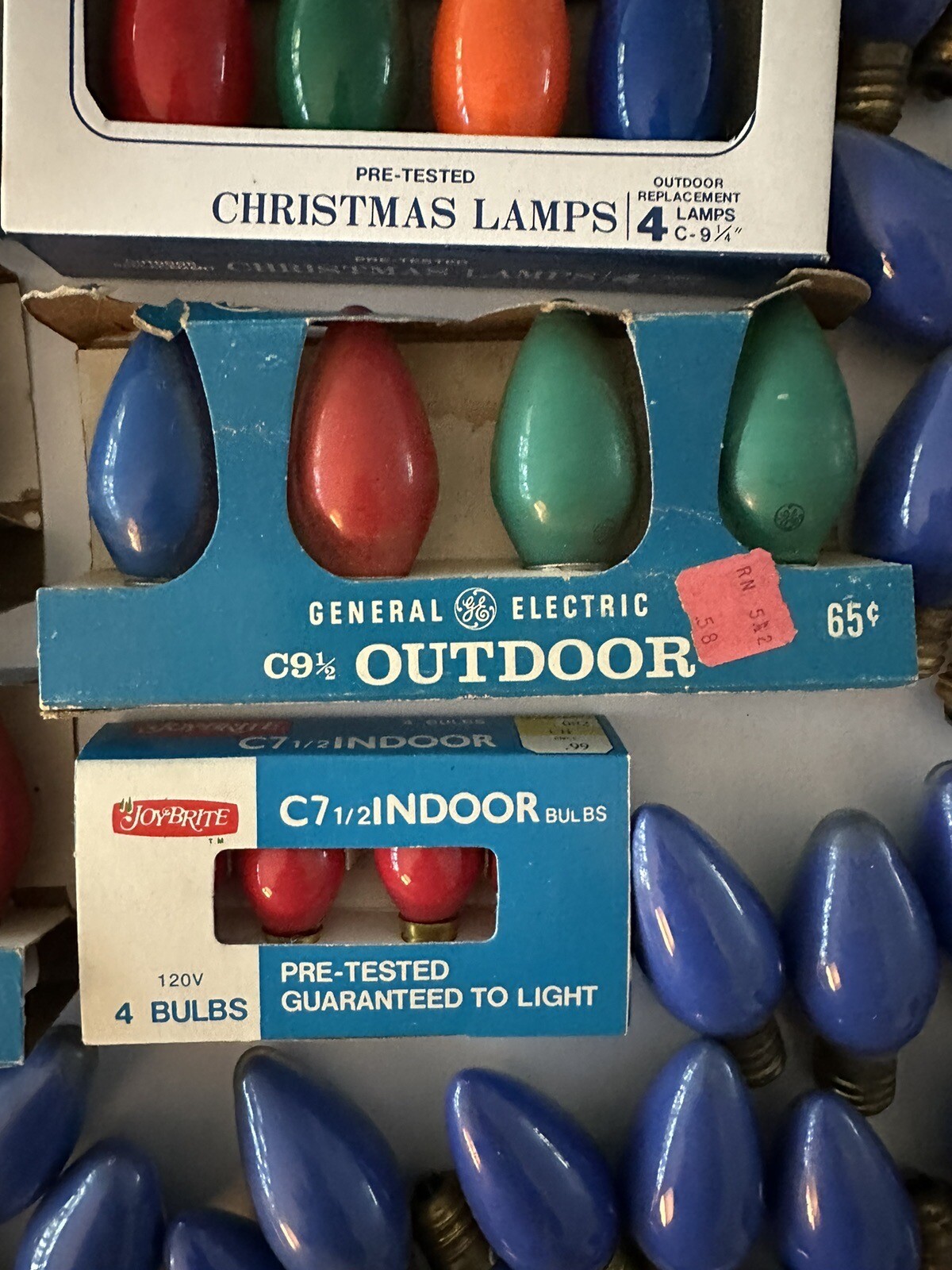 Vintage Christmas Tree Bulbs Lot eBay