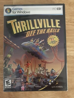 Thrillville: Off the Rails (PC, 2007), FACTORY SEALED! RARE FOR PC! **40% Off!**