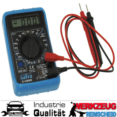 Digital Multimeter Volt Ampere Meter Strom Spannung Prüfer Messtechnik AC /  DC