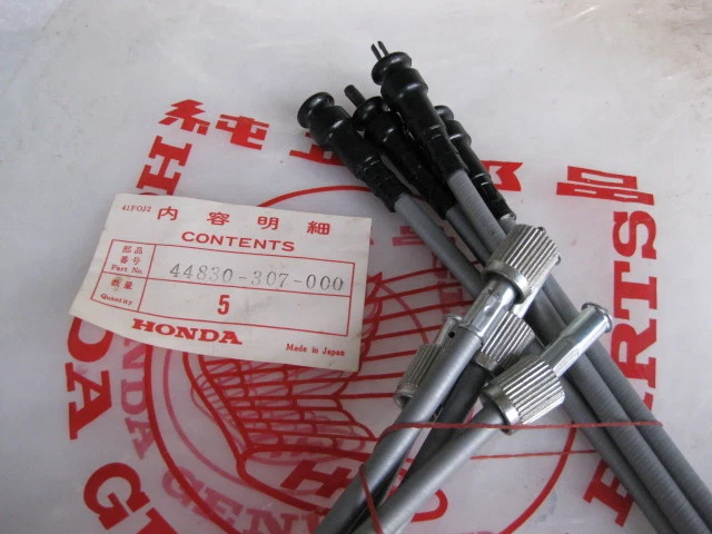 CABLE VELOCÍMETRO HONDA CB175 CL175 CB200 CL200T XL175 GENUINO NOS JP Foto 2 de 4