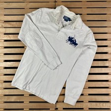Mens Rugby Sweatshirt Polo Ralph Lauren Vintage Size L