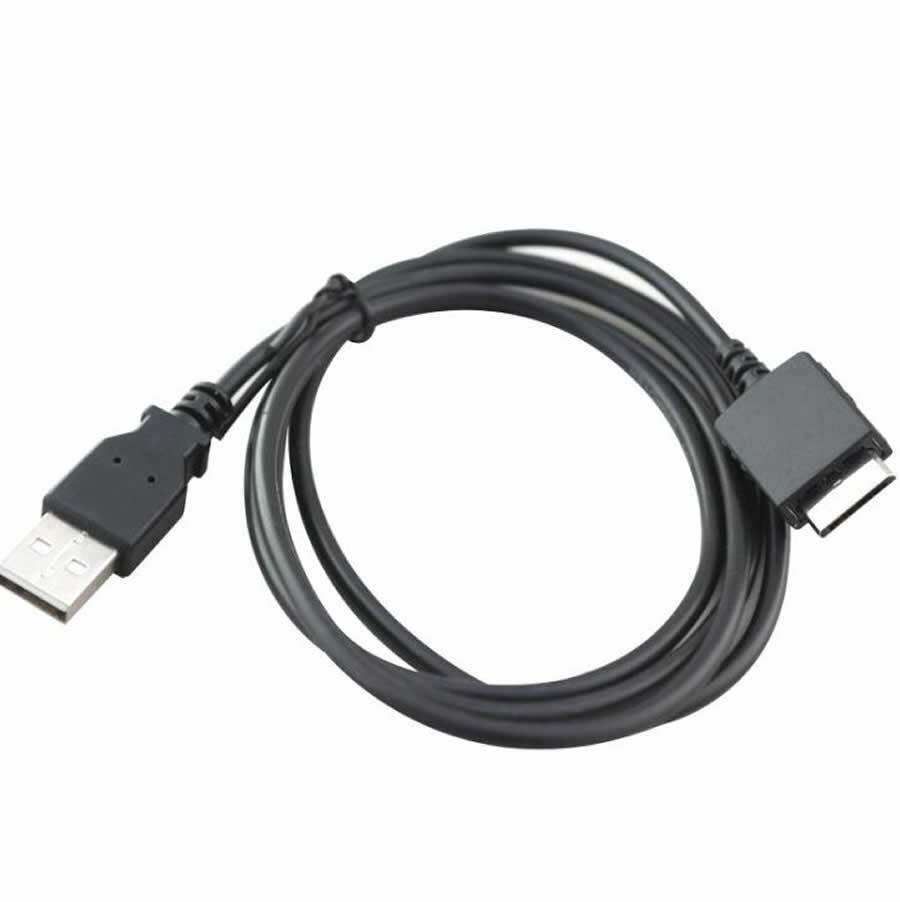 Subtel USB-Kabel 1 M Für Sony Walkman – Lade- Und Datenkabel Mit Walkman-Connector, USB 2.0, 1A, Schwarz
